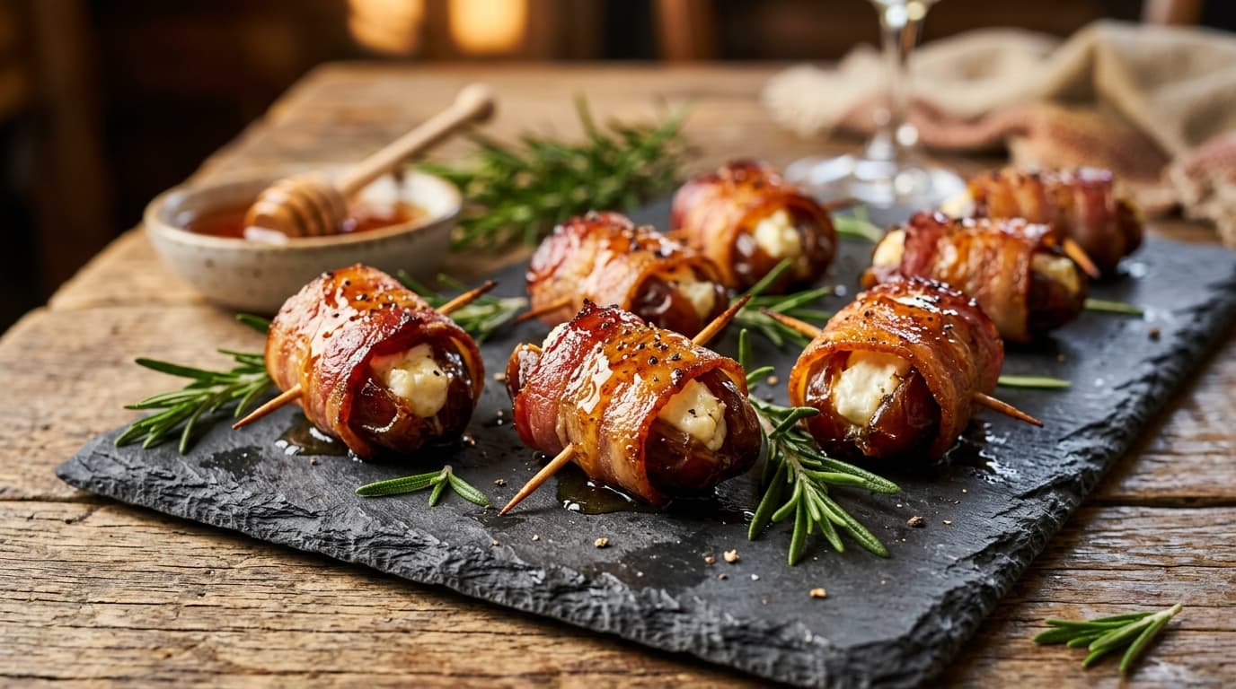 Bacon-Wrapped Dates