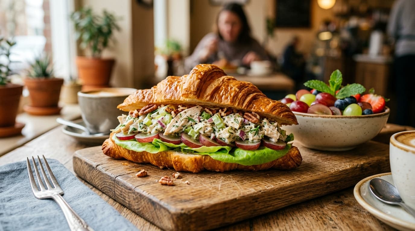 Chicken Salad Croissant Sandwich