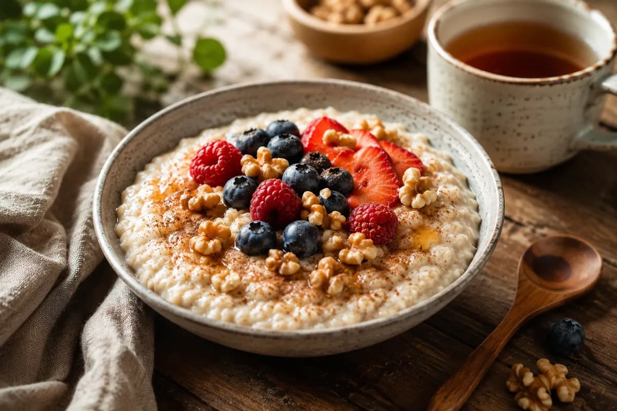 Hearty Flaxseed Oatmeal