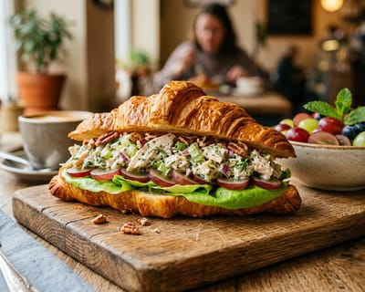 Chicken Salad Croissant Sandwich