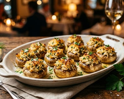 Crab-Stuffed Mushrooms