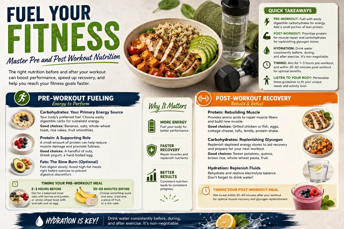 Fuel Your Fitness: The Ultimate Guide to Pre and Post-Workout Nutrition